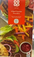 4 Beef Quarter Pounders
