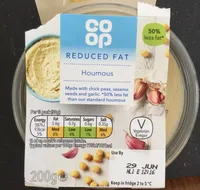 Houmous reduced fat