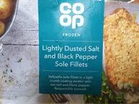 Lightly Dusted Salt and Black Pepper Sole Fillets