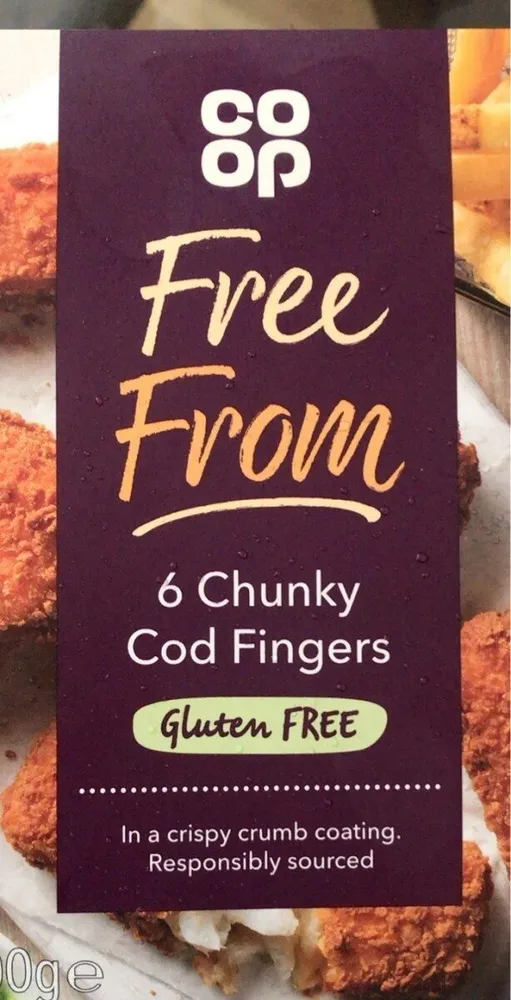 Free form chunky cod fingers