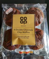 4 Double Chocolate Cvip Muffins