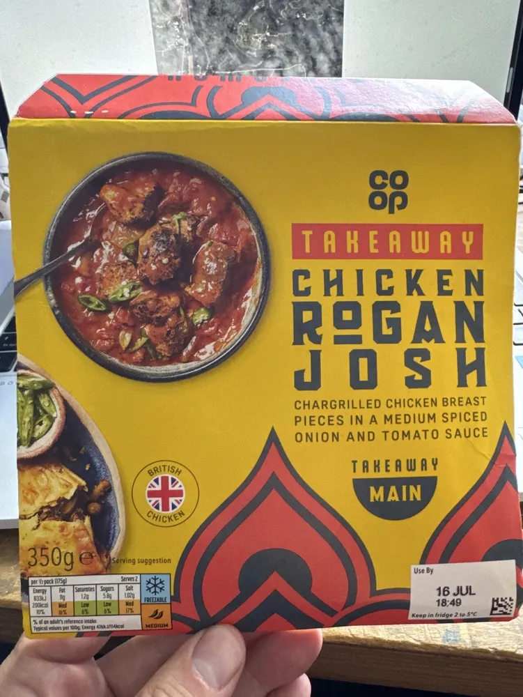 Takeaway Chicken Rogan Josh