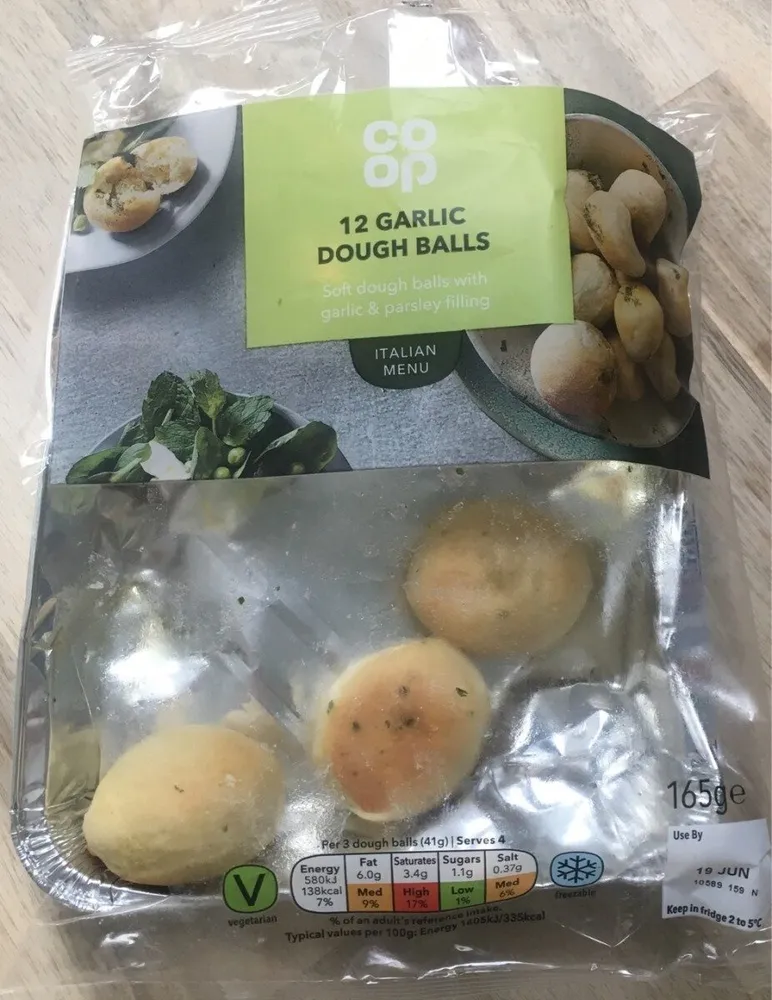 Garlic dough balls