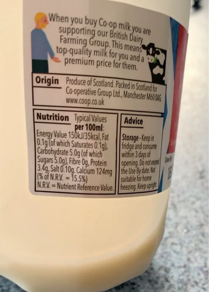 Skimmed milk
