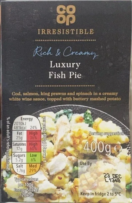 Irresistible Luxury fish pie