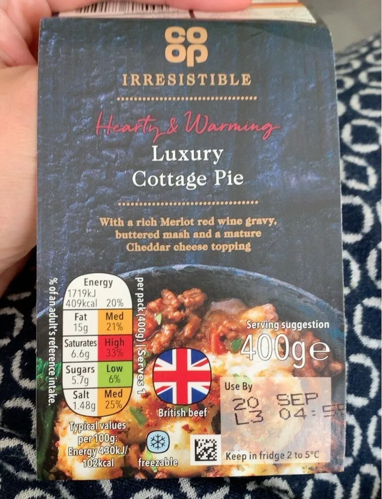 Luxury cottage pie