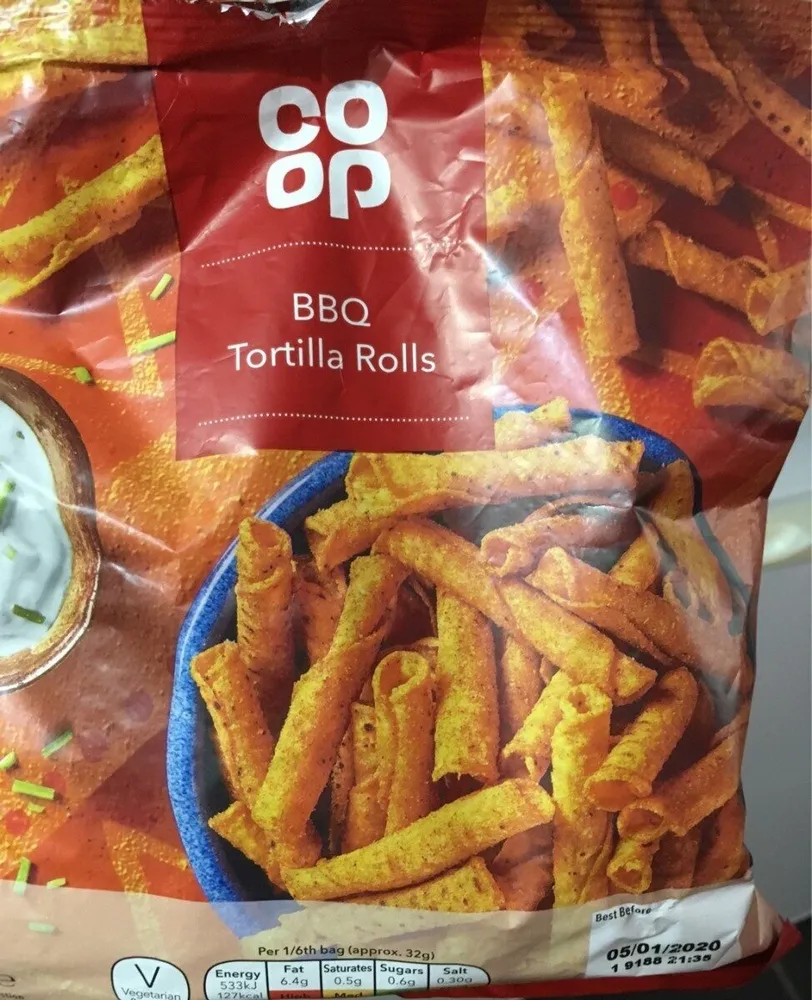 BBQ tortilla rolls