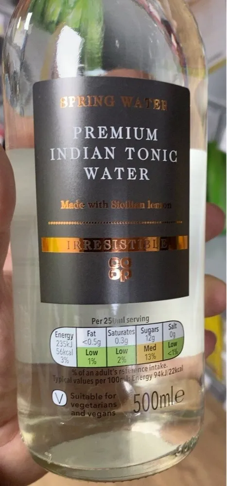 Premium indian tonic water