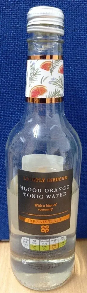 Blood orange  tonic water