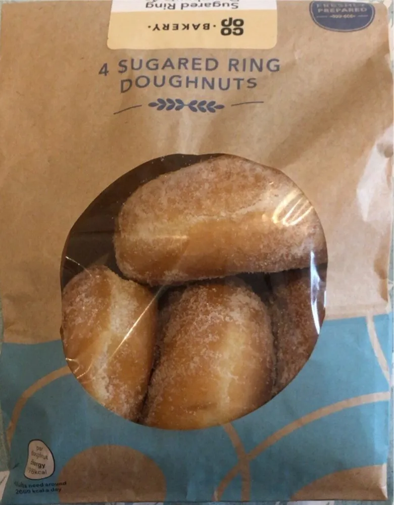 Sugared Ring Doughnuts 4s