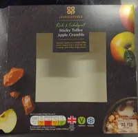 Sticky toffee Apple crumble