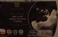 Melt in the middle chocolate puddingd