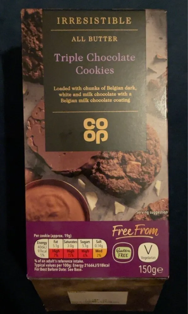 Triple Chocolate Cookies