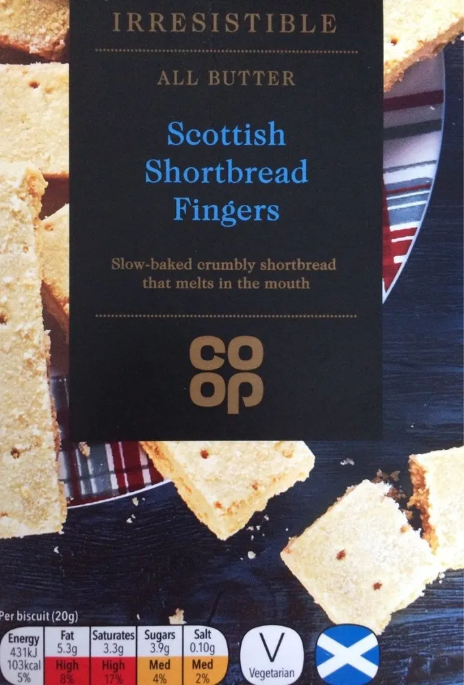 Scottish Shortbread Fingers