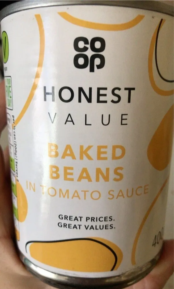 Honest value baked beans