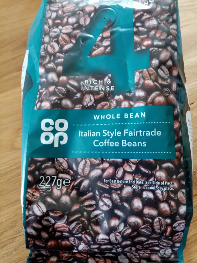Italian style Fairtrade Coffee Beans