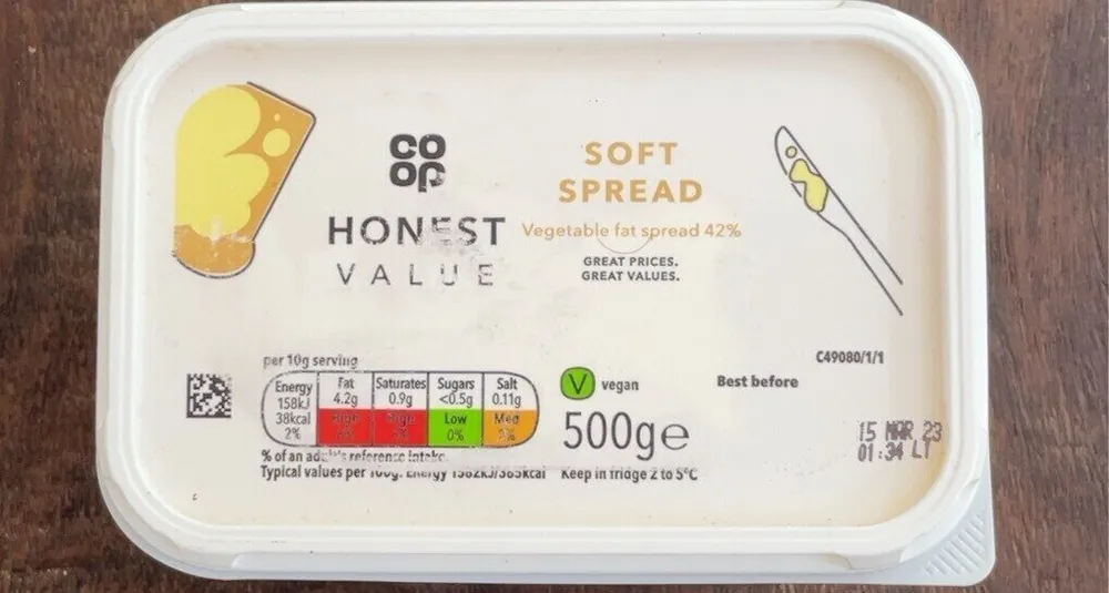 soft spread butter