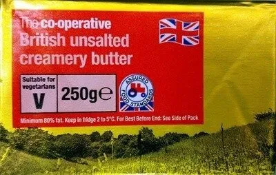 British Unsalted Creamery Butter