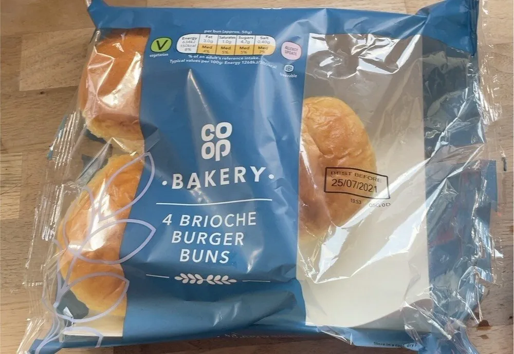 Brioche burger bun