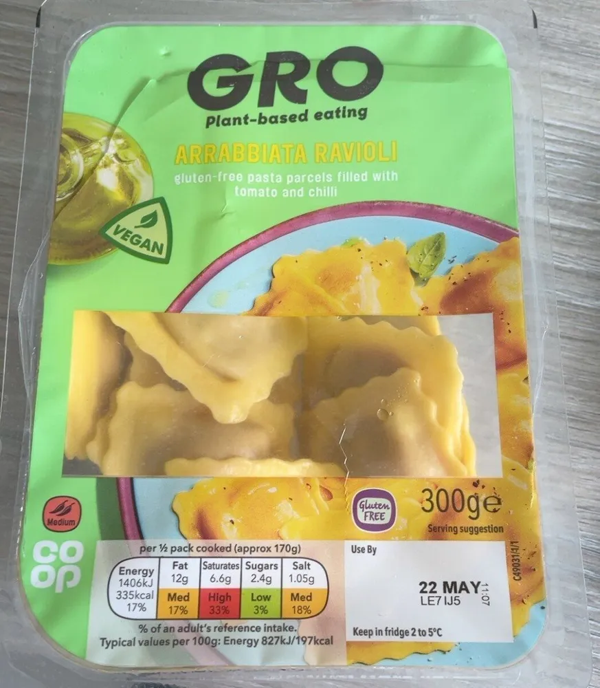 Arrabiata Ravioli