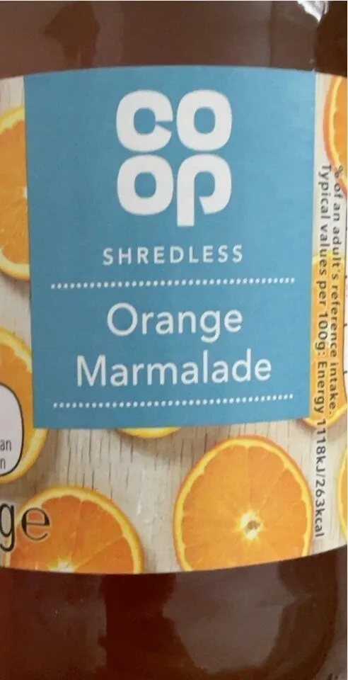 CO OP SHREDLESS Orange Marmalade