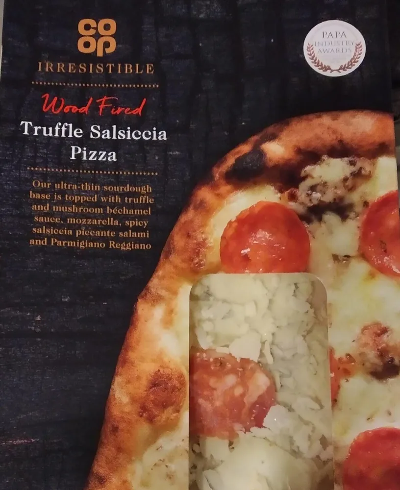 Truffle Salsiccia pizza