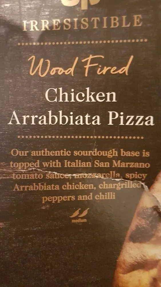 Chicken Arriabata Pizza