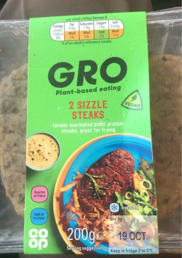 2 Sizzle Steaks