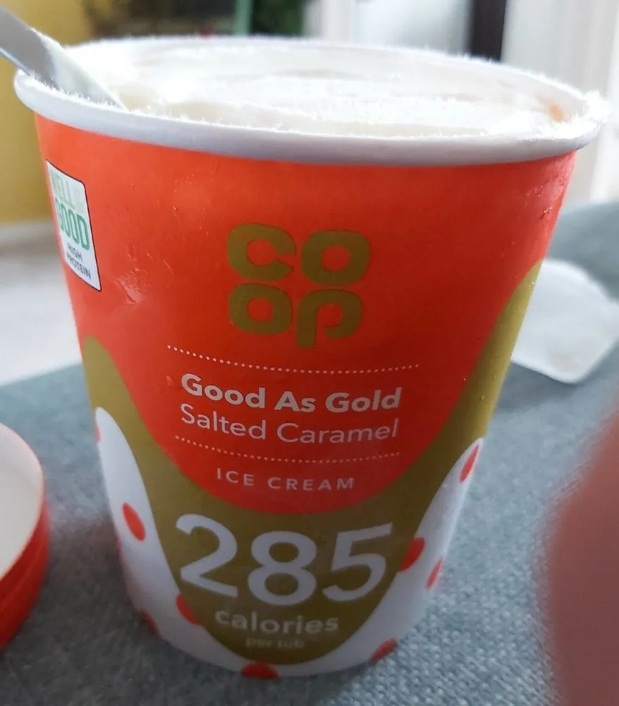 Good As Gold Salted Caramel Ice Cream