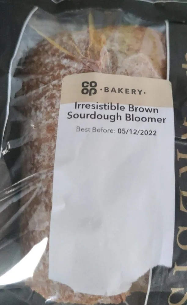 Irresistible brown sourdough bloomer