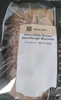 Irresistible brown sourdough bloomer