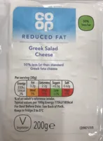 Reduced fat greek salad cheese
