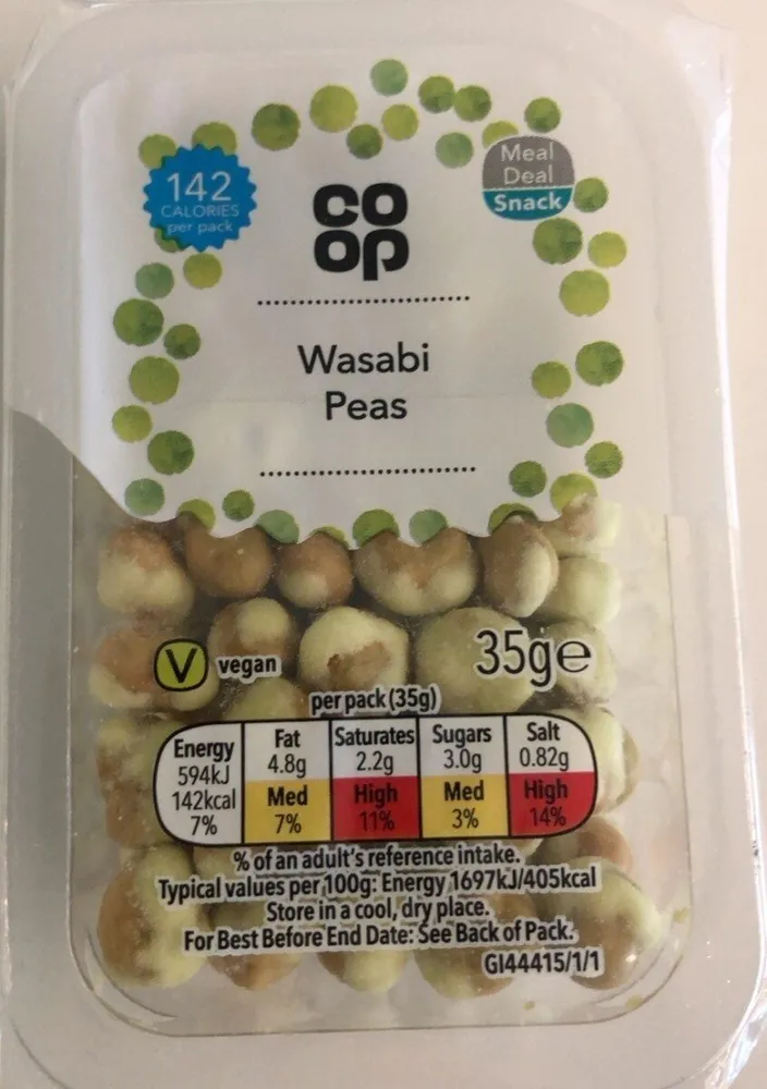 Wasabi peas