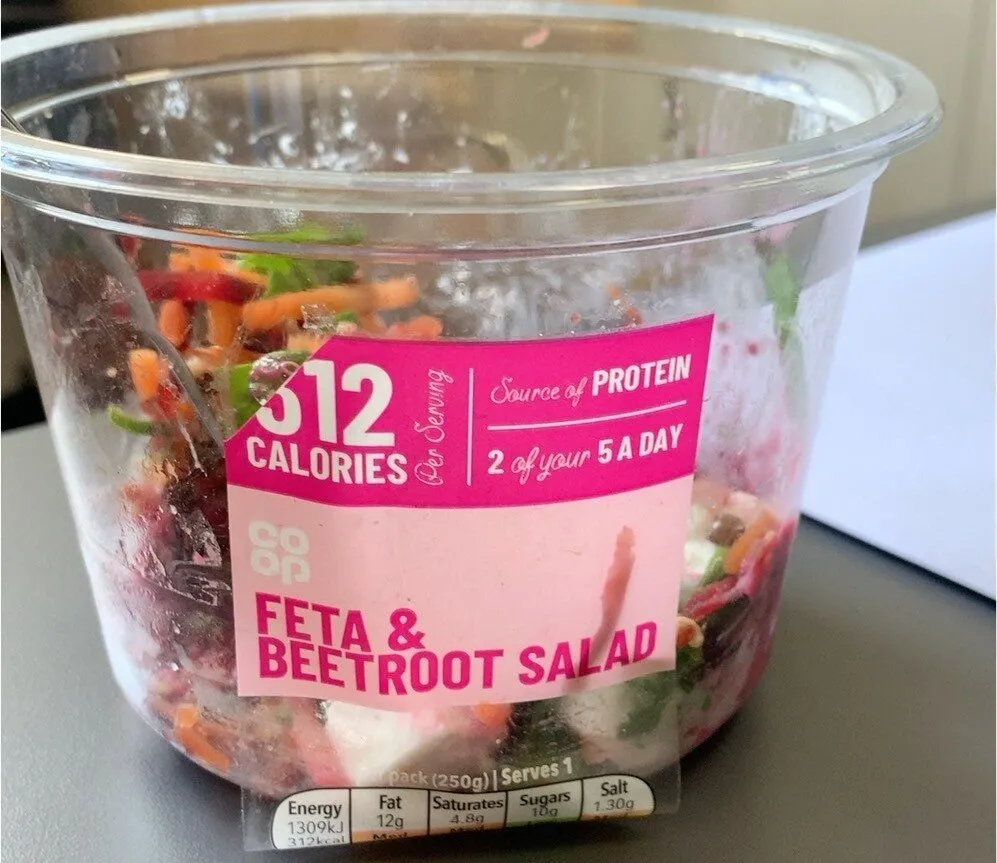 Feta and beetroot salad