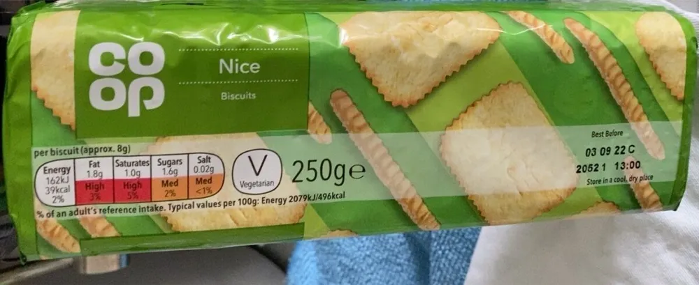 Co-op Nice Biscuits 250g