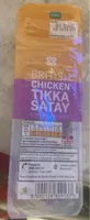 British chicken tikka satay &mango chutney