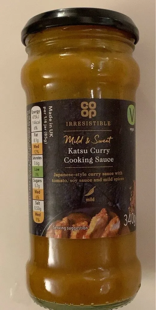 Katsu curry cooking sauce