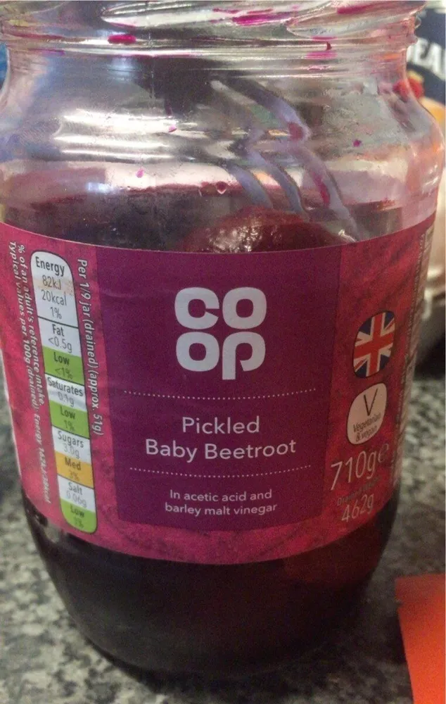 Pickled baby beetroot