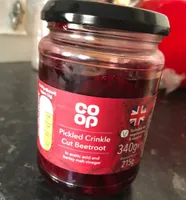 Pickled crinkle cut beetroot