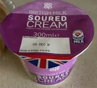 British milk sour cream
