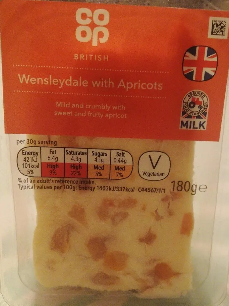 Wensleydale with Apricots