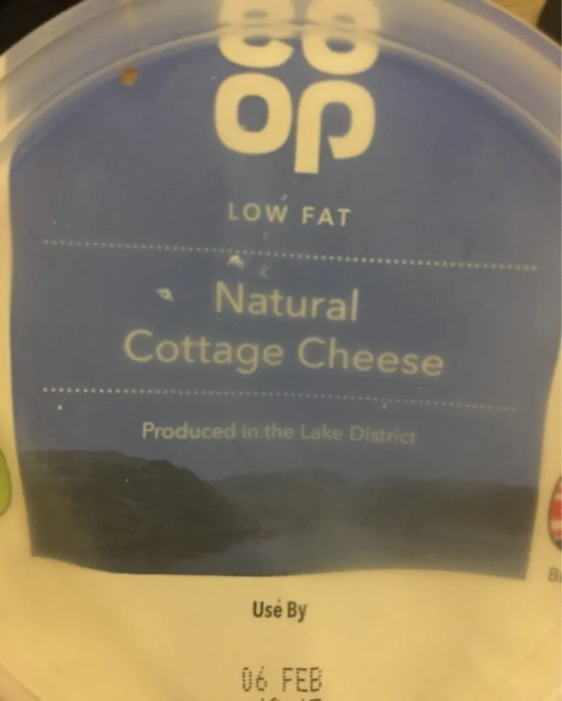 Natural cottage cheese