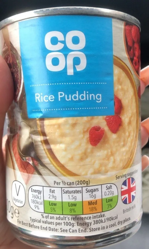 Co op rice pudding