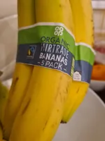 Organic Fairtrade bananas
