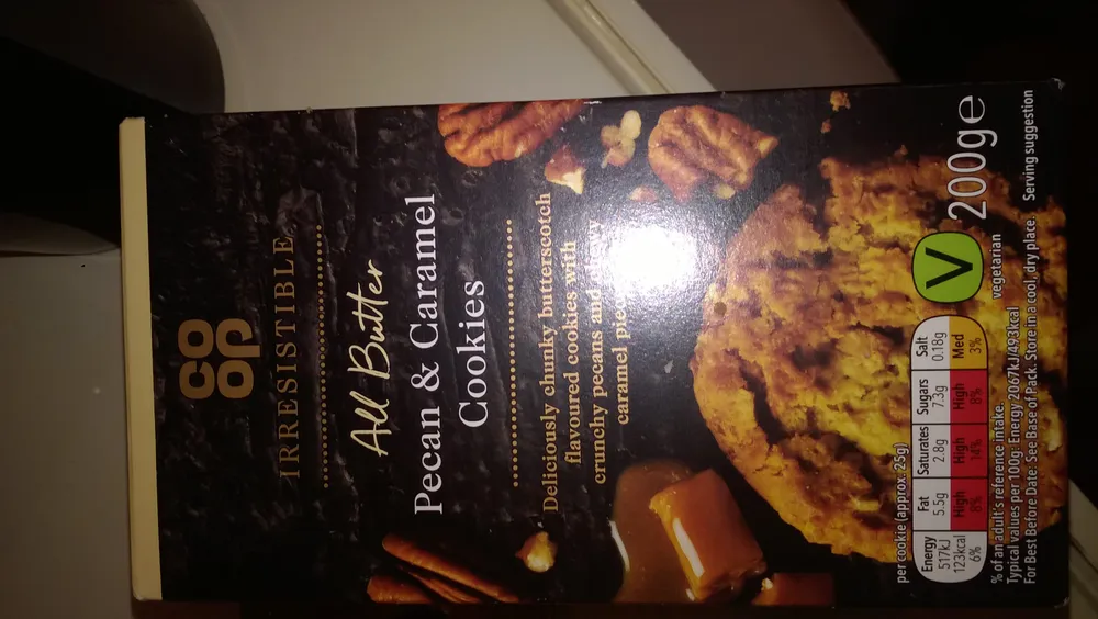 Co-op All butter Pecan & Caramel cookies