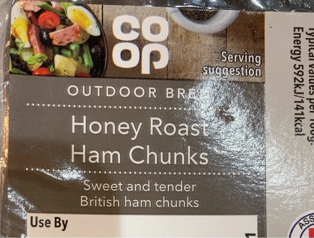 Honey roadt ham chunks