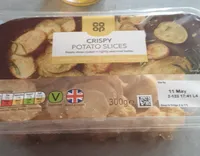 Crispy potato slices