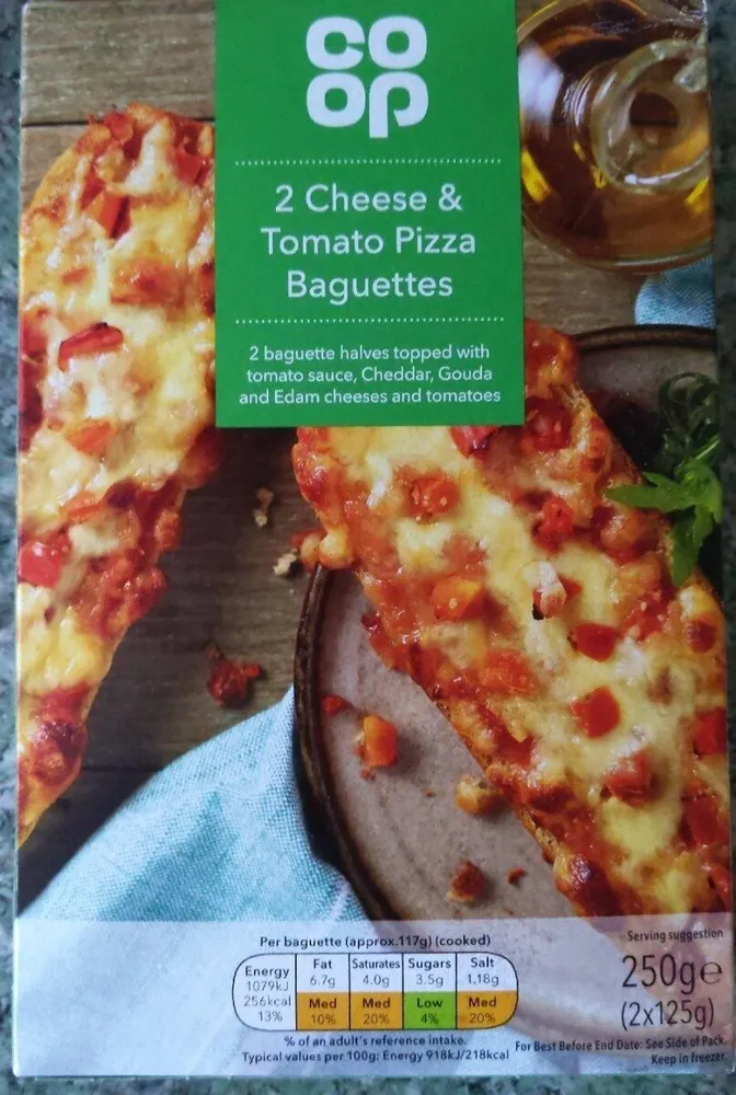 Pizza baguette