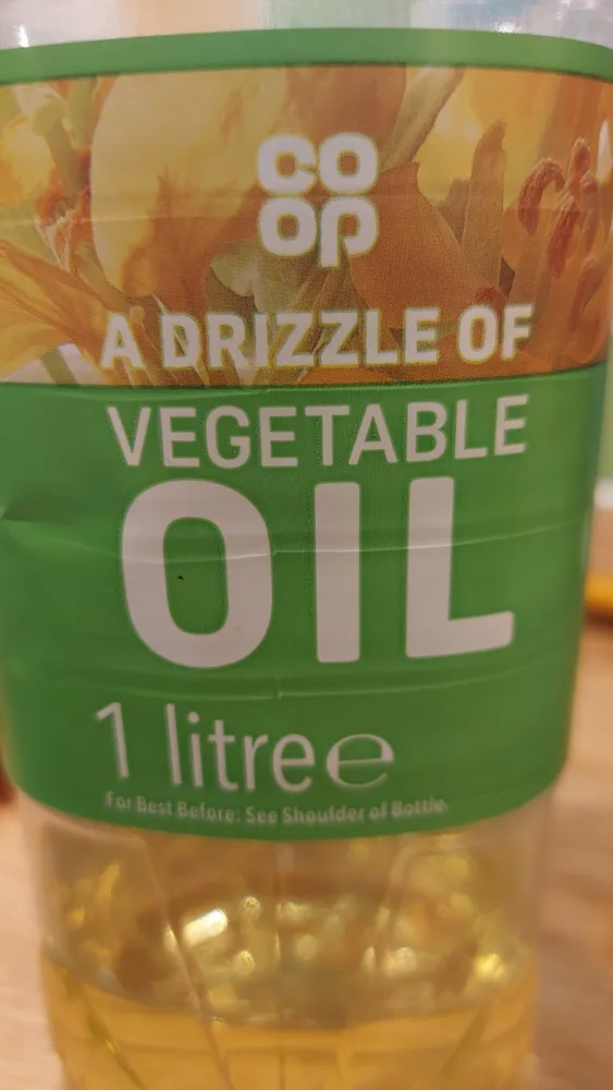 vegetable oil