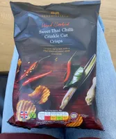 Sweet thai chilli crinkle cut crisps